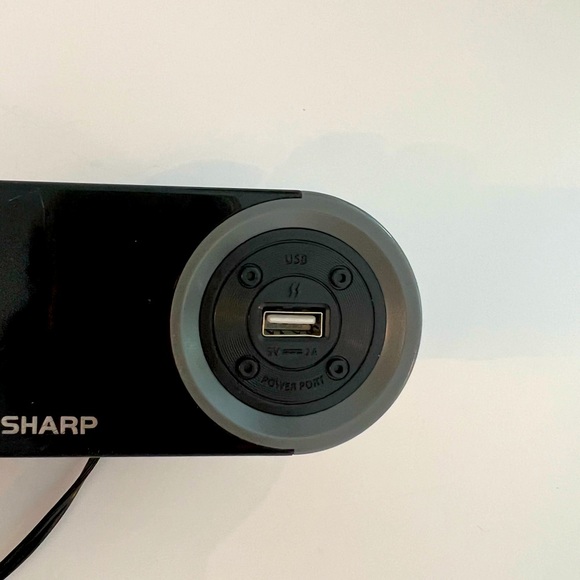 SHARP Alarm Clock Digital LED USB Charging Power Port with 2 AMP High-Speed - Picture 8 of 10